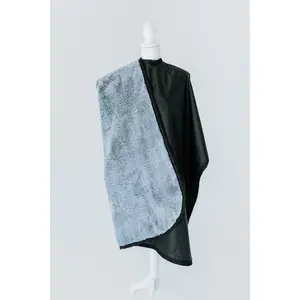 PLATINUM CLOUD ~ Thick LUXE Blanket-Lined Chemical Salon Cape