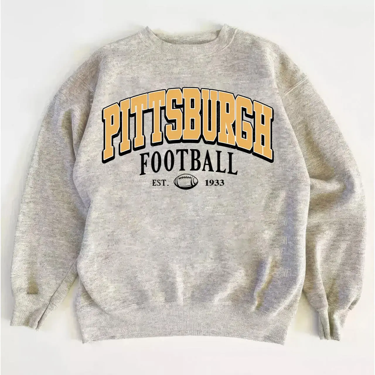 Steelers Classic Football Sweatshirt, Vintage Crewneck for Fans