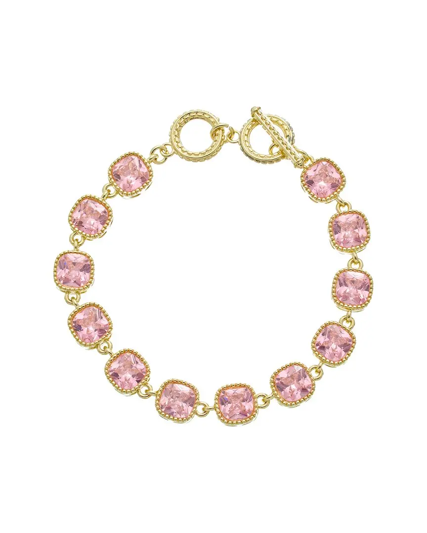 Juvell 18K Plated Topaz Toggle Bracelet