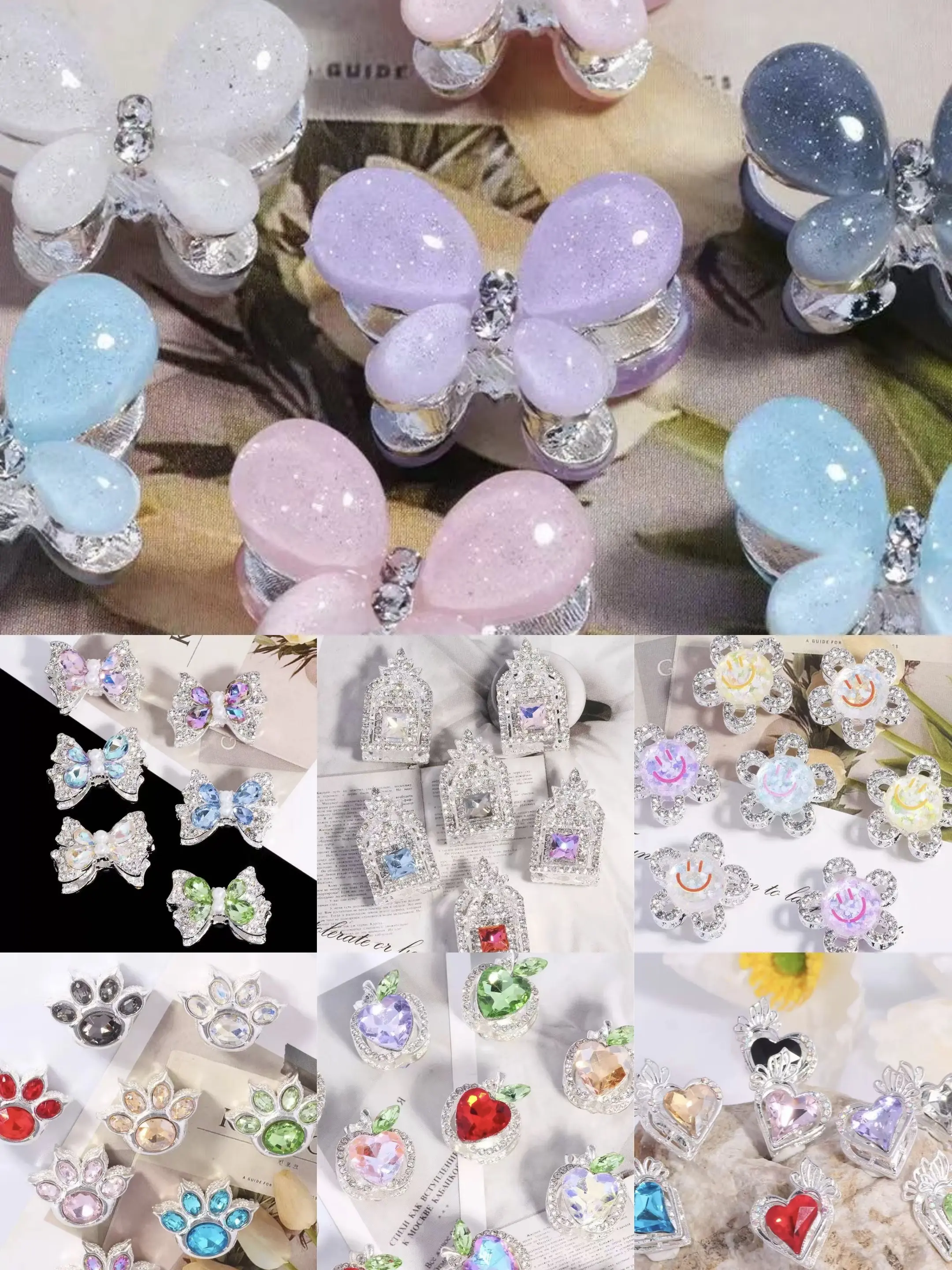 Ltty-T11-Mix Styles Metal Fancy Beads 1pc per bag