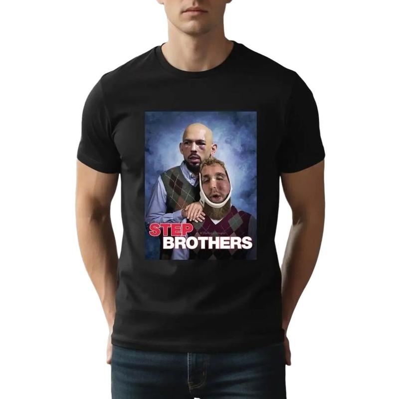 2026 Andrew Tate Jake Paul Step Brothers Shirt & Sweatshirt funny pop culture meme graphic tee unisex y2k streetwear casual cotton fit