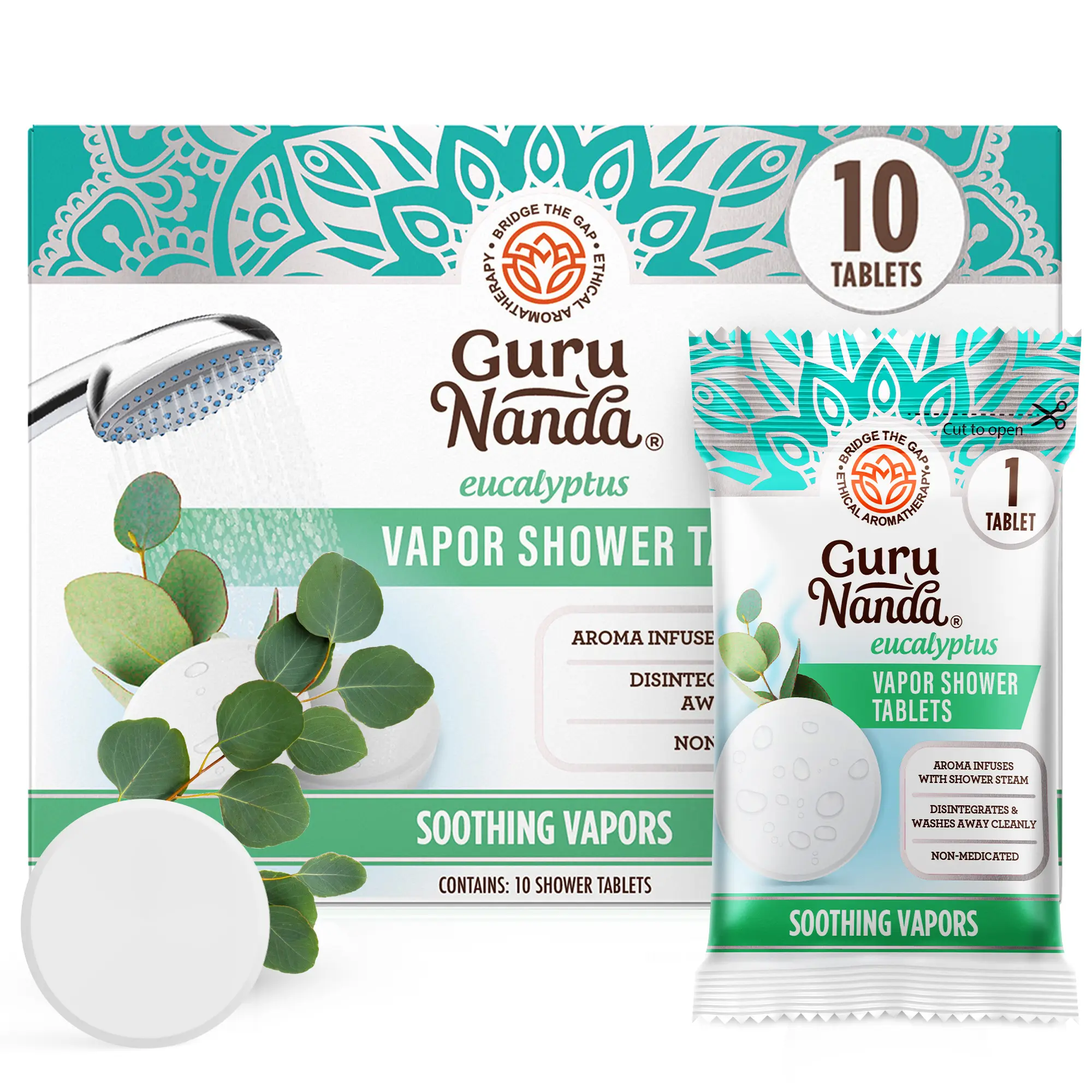 GuruNanda Eucalyptus Vapor Shower Tablets, Clean-Dissolving Aromatherapy  Shower Steamers with Eucalyptus & Menthol, Promotes Relaxation, 30 Count -  TikTok Shop