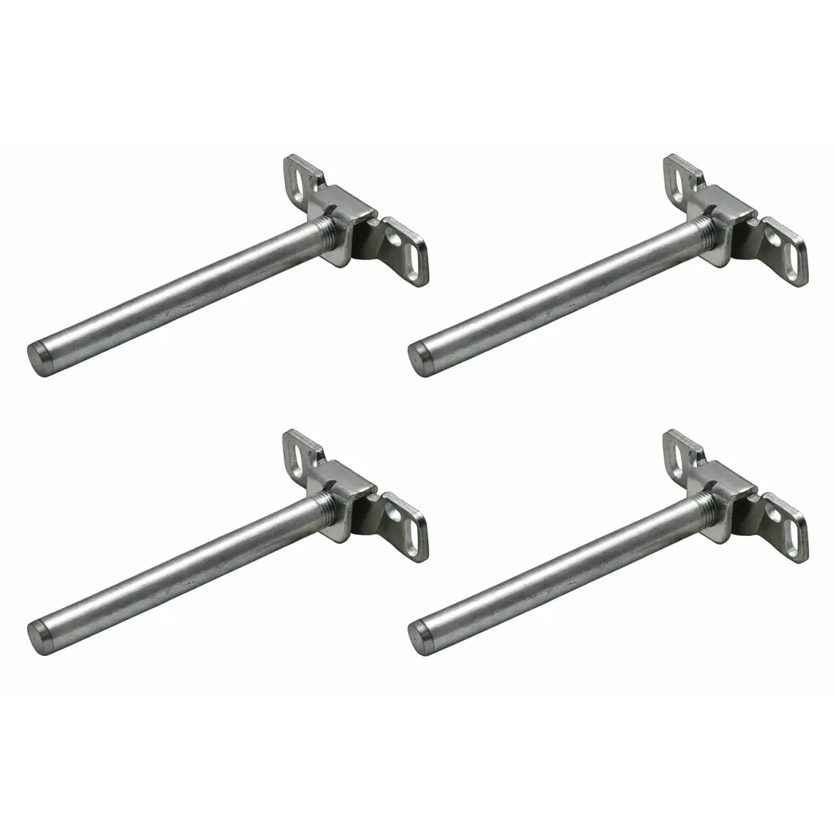 4-Case Pack 4-1/2 Inch Long Concealed Shelf Support Brackets with Inclination Adjustment