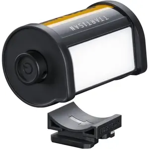 TTArtisan Mini MagneticLED Light for Camera Lens Fill Light Rechargeable 5W CRI 95+ 3 Color Temperatures Compatible with Nikon Zfc/ZV-1 II/ ZV1 /Cano R50/ Fuj XS10 XS20 XT30 with Cold Shoe Mount Charging Long Lasting