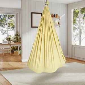 Double Layer Sensory Swing Hammock for Kids and Adults, Deep Pressure Therapy Swing for Autism ADHD & Special Needs, Indoor Outdoor Hammock with 360° Swivel outdoorfun