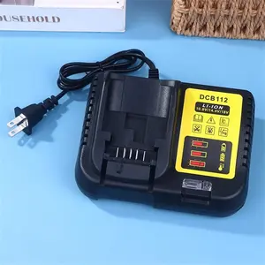Dcb112 Battery Charger for 10.8v 12V 14.4v 18v 20v, Compatible with Dcb206 Dcb205 Dcb204 Dcb203 Dcb120, No Battery Included