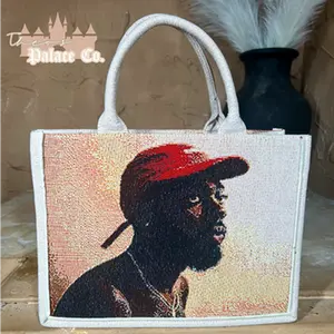 "SONDER" Tapestry Tote Purse