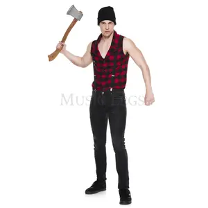 Music Legs 76644-XL Handsome Lumberjack Mens Costume - Extra Large - 3 Piece