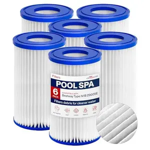 Type IV/B 29005E Pool Filter Cartridge Replacement for Bestway for Above Ground Pools Spa Filter by LifeSupplyUSA