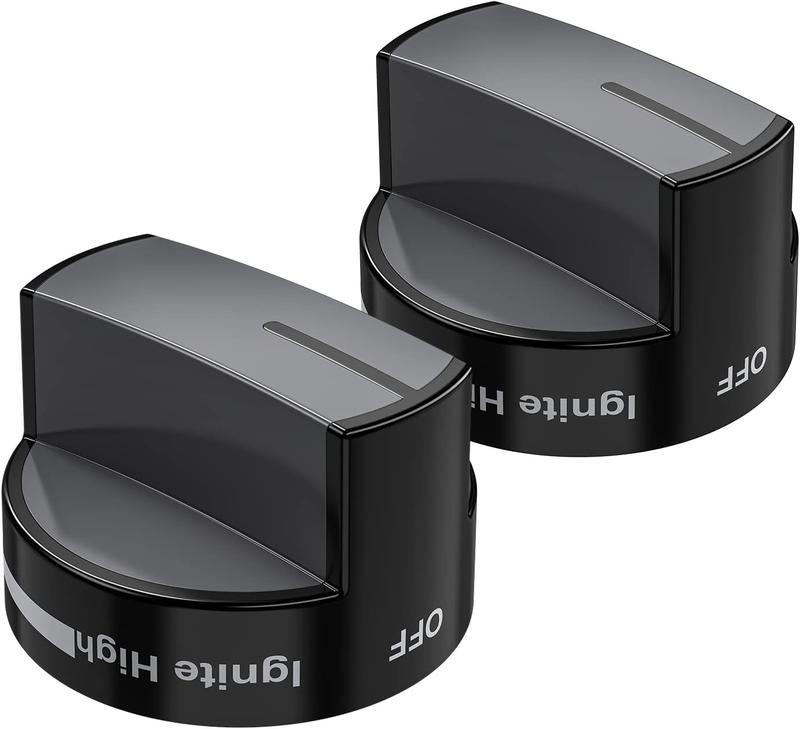 4 Packs Upgraded W10339442 Gas Stove Knobs, Cooktop Surface Burner Control Knobs Replacements, Compatible with Whirlpool Gas Range/Stove/Oven, Replaces WPW10339442 PS11753188 ect