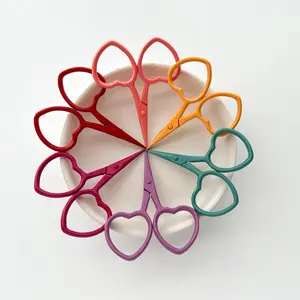 Tiny Hearts Embroidery Scissors, Small Scissors for sewing, cross stitch, needlework, quilting, stitching, colorful scissors, embroidery accessories, craft supplies, embroidery tools