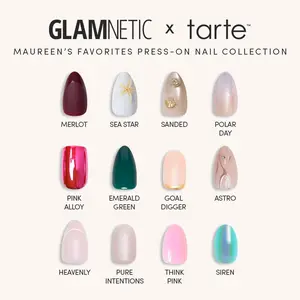 Glamnetic x Tarte Maureen’s Favorites Press-On Nail Collection
