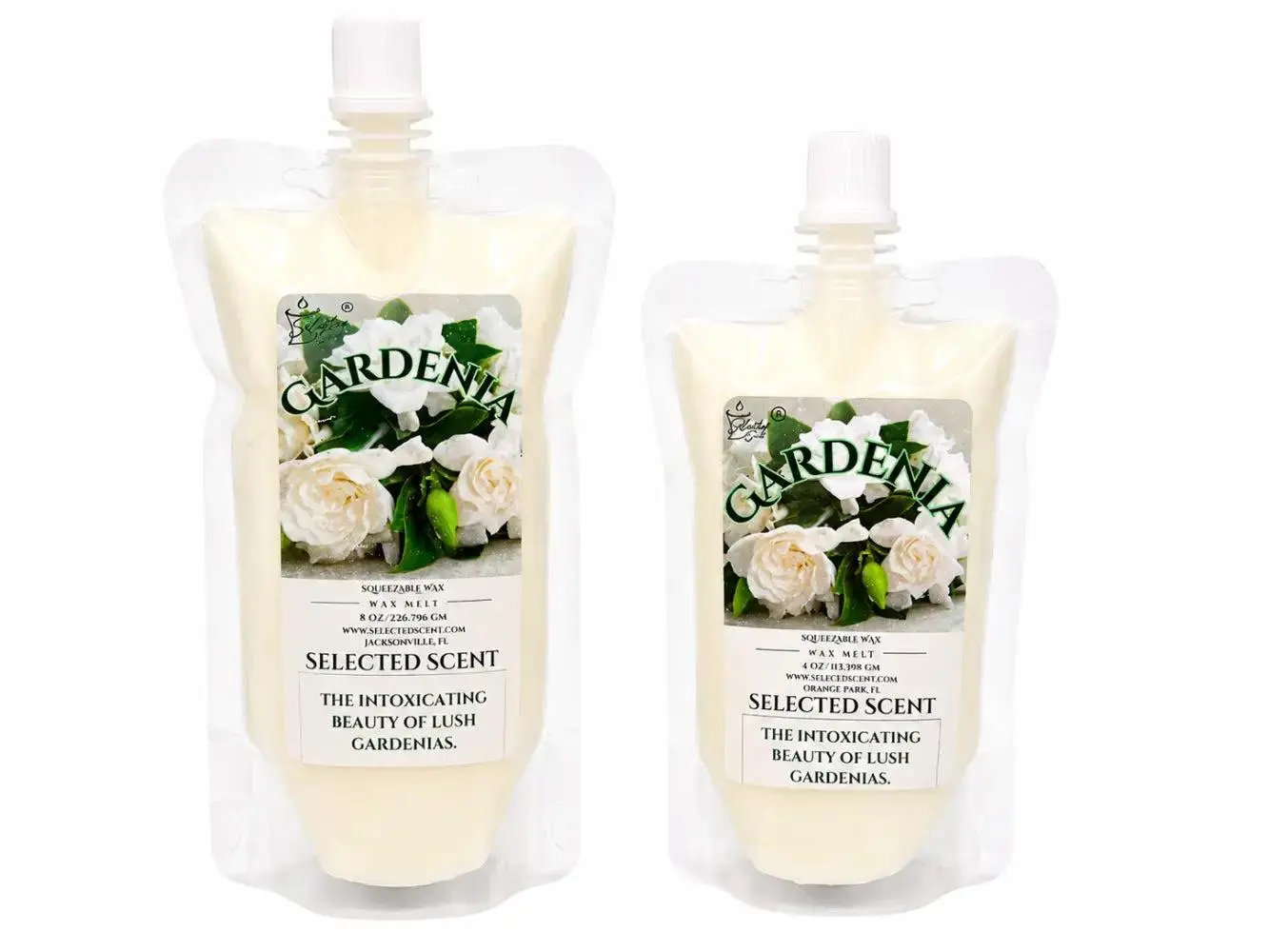 Gardenia Squeezable Wax Melt - Long-Lasting Scent