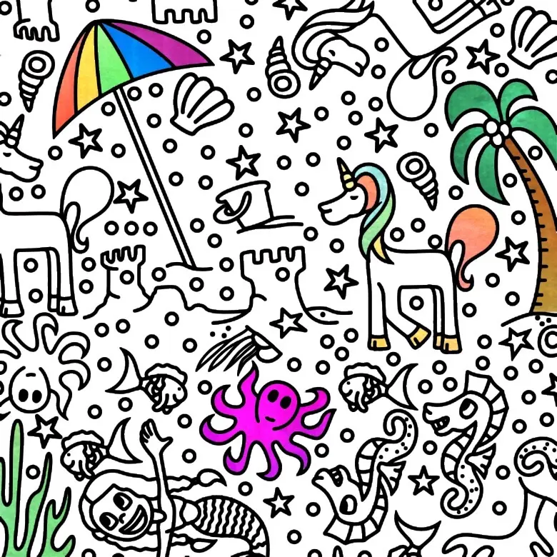 Coloring Tablecloth