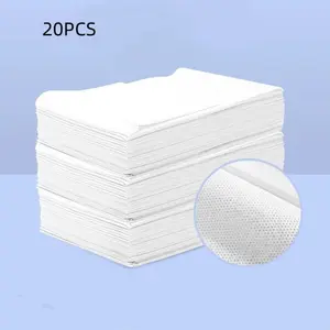 20 Pcs Disposable Non-Woven Bed Sheets for Massage Tattoo Spa Care Beauty Salon Use, 80x180 Cm, Single-Use Hygienic Covers