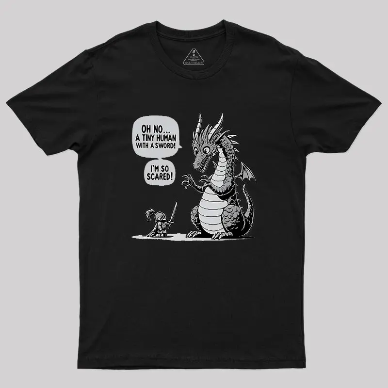 Sarcastic Dragon Geek T-Shirt Shortsleeve Shortsleeve Shortsleeve