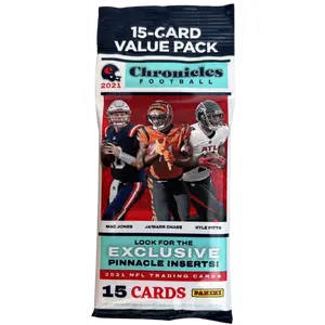 2021 Panini Chronicles Football 15-Card Jumbo Value Pack (Pinnacle Inserts)