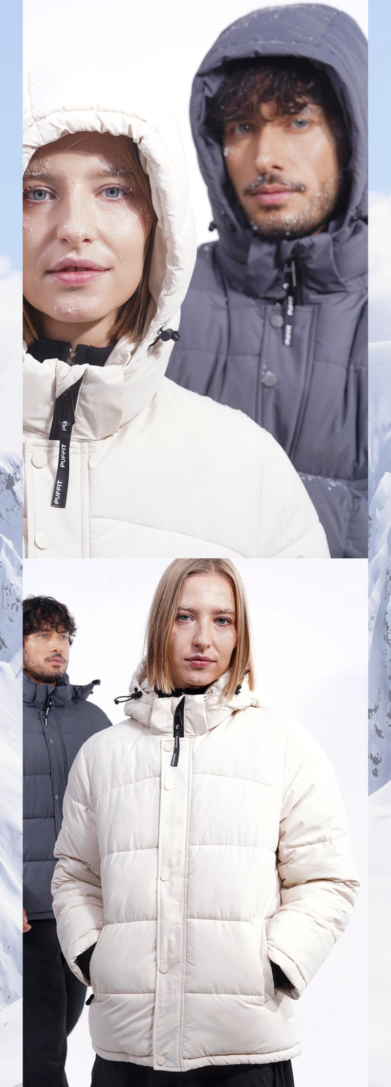 PUFFIT WarmCore Premium Detachable-Hood Puffer Jacket | Classic Lightweight Winter Coat, Windproof, Water-Repellent, Adjustable Drawstring Design PUFFIT WarmCore Premium Detachable-Hood Puffer Jacket | Classic Lightweight Winter Coat, Windproof, Water-Repellent, Adjustable Drawstring Design