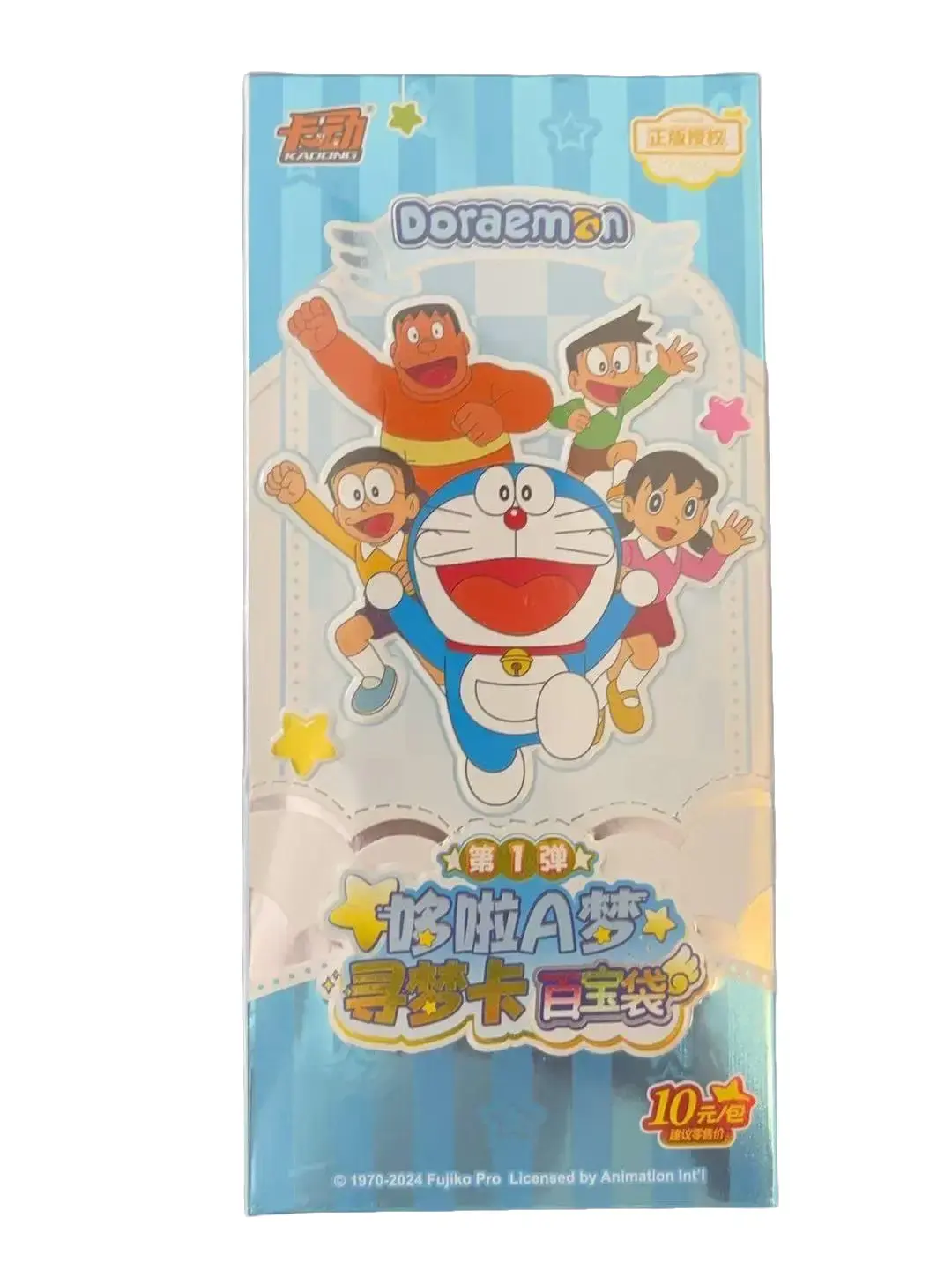 Doraemon Childhood Nostalgia Non-Sports Trading Card Complete Box, Includes Rare Gold-Stamped Hidden Cards