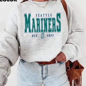 Seattle Baseball Game Day Graphic Sweatshirt, Retro Mariner Sailor Baseball Game Day Sweatshirts for Fans
