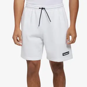 Men's Timberland White Woven Badge Sweatshorts Men's Timberland White Woven Badge Sweatshorts