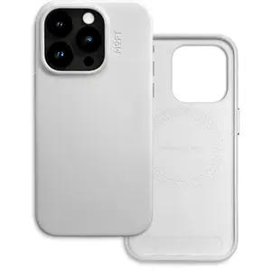 MOFT Soft and Durable Vegan Leather Case, Works with MagSafe Accessories and MOFT Lanyard, Compatible with iPhone 15