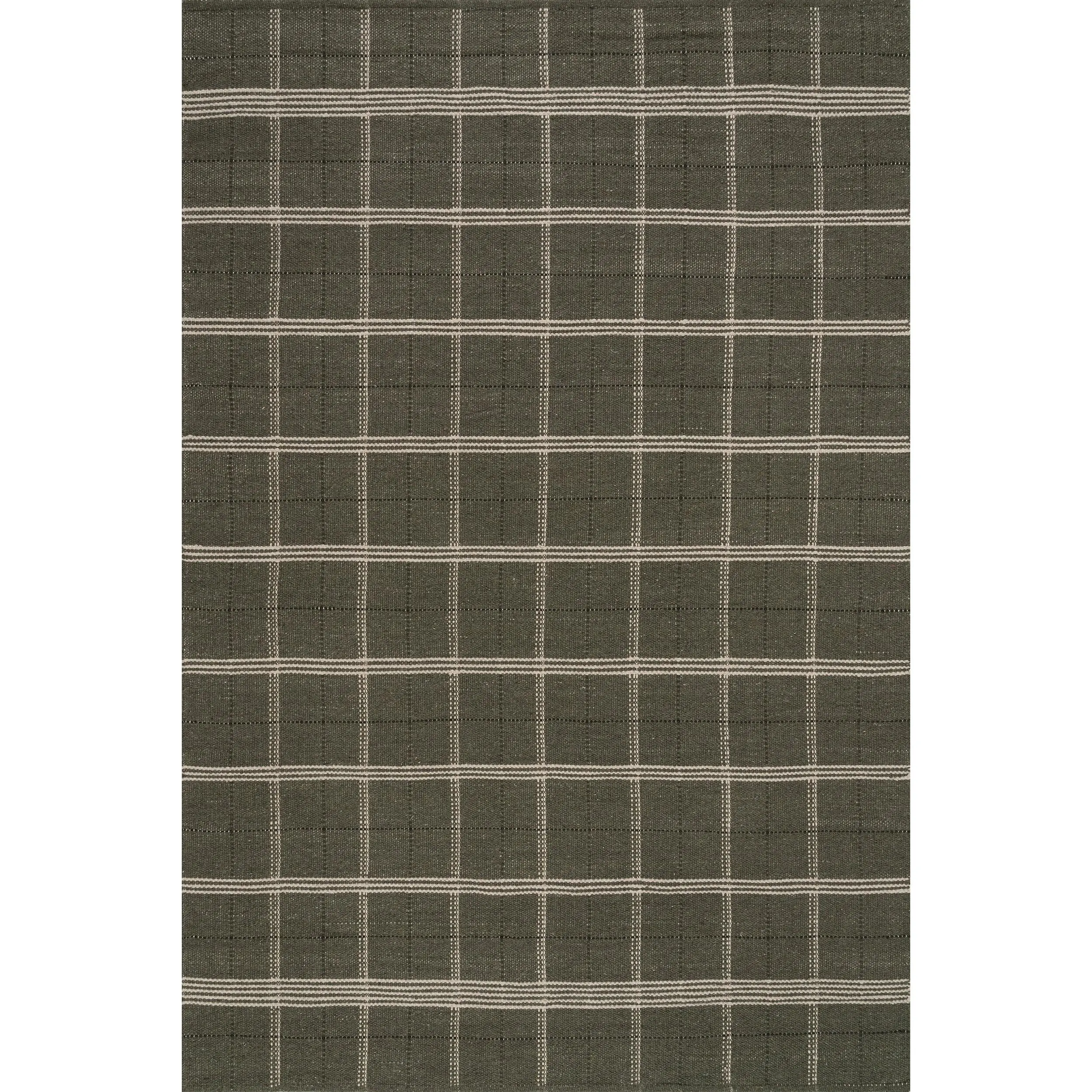 Nate Berkus Downing Plaid Wool Cozy Area Rug