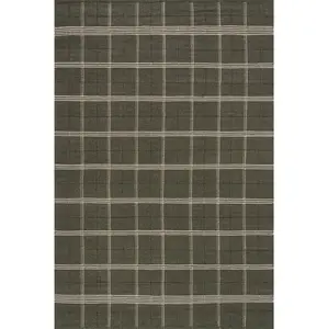 Nate Berkus Downing Plaid Wool Cozy Area Rug