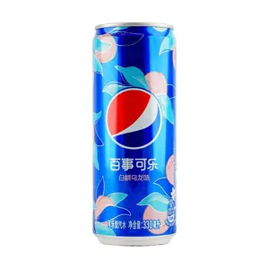 PEPSI Bai Tao Oolong White Peach Oolong Flavor Soda Drink 330ml Cans - Authentic Mainland China Version