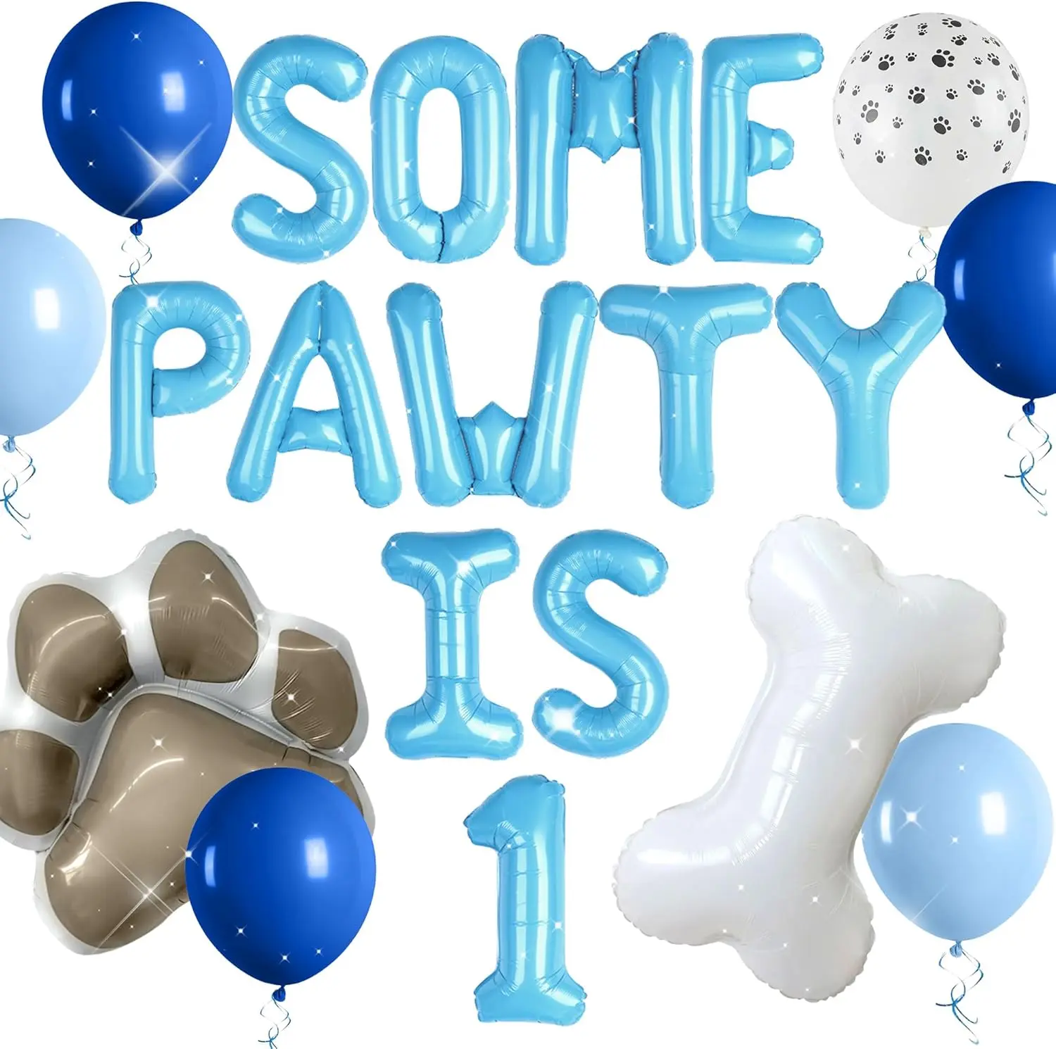 Dog Cat Birthday Party Decoration Dogs Birthday Party Supplies Lets Pawty Balloons Puppy Themed Birthday Decorations