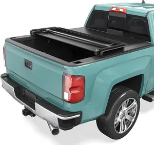 5.8 ft Bed Soft Tri-Fold Truck Bed Tonneau Cover Fit for Chevy Silverado/GMC Sierra 1500 2014-2018(DO NOT FIT Multi-Flex Tailgate)
