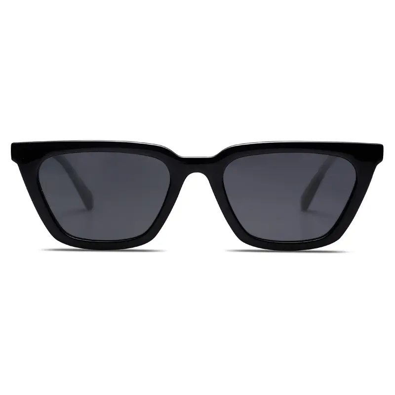 SOJOS Polarized Narrow Square Cateye Sunglasses for Women Retro Trendy Driving Glasses