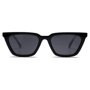 SOJOS Polarized Narrow Square Cateye Sunglasses for Women Retro Trendy Driving Glasses