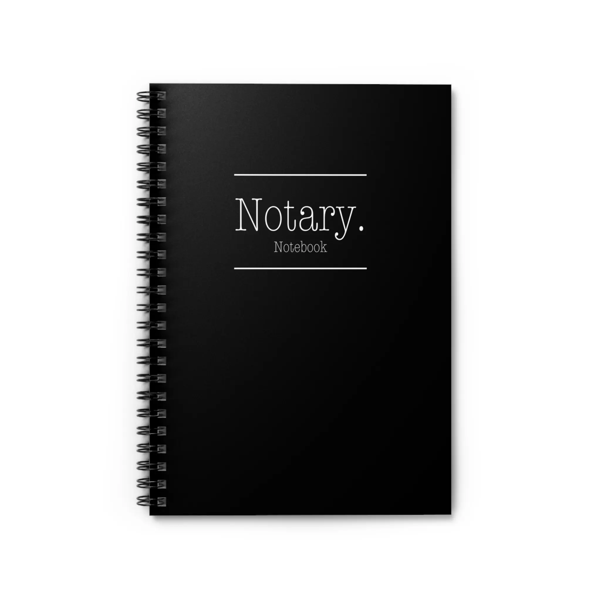 Elegant Spiral Notebook - Perfect for Notaries and Journal Lovers, Notary Gift Ideas, Notary Supplies, Professional Use