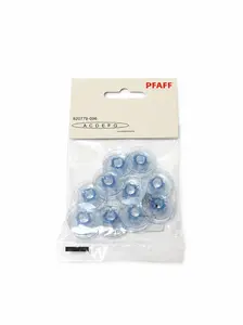 Pfaff Bobbins (Clear) – 10 Pack | OEM Replacement | Fits Groups A–G Machines
