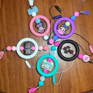 Car Charm Hanger - Stylish Bead Design with Colorful Beads, Personalization for Car Enthusiasts, Ideal Gift for Car Owners