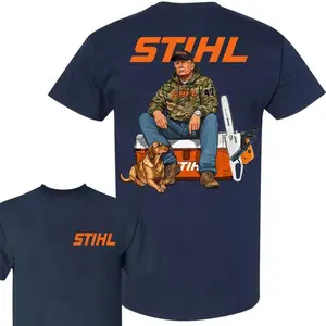 Stihl Trummp Camo Two  Sided T-Shirt, Cotton Unisex  Tee, Trending T-Shirt for Men and Women, Soft Cotton Crewneck, Gift for Him or Her graphic tee.