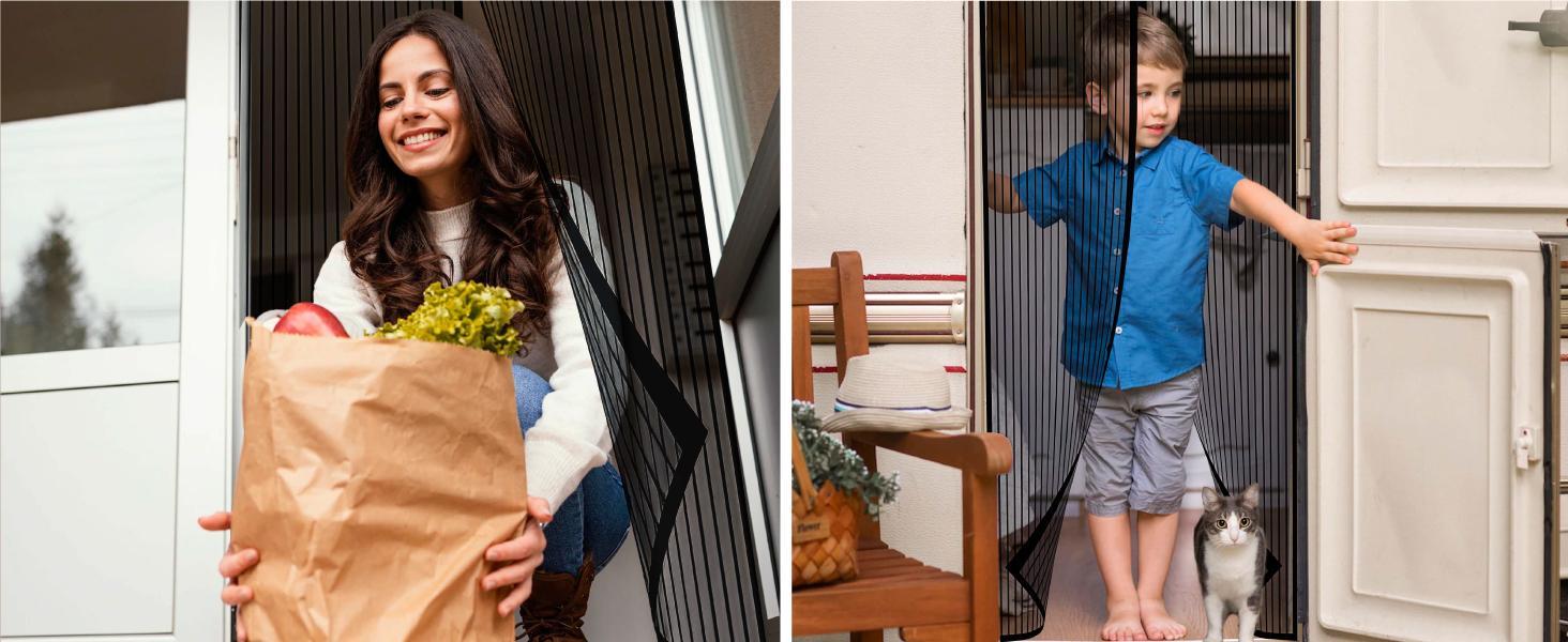 2026 New Magnetic Screen Door,Self Sealing Magnets, Easy Install Screen Doors with Magnets,Pet & Kid Friendly Fall Freshness springtok,Black 2026 New Magnetic Screen Door,Self Sealing Magnets, Easy Install Screen Doors with Magnets,Pet & Kid Friendly Fall Freshness springtok,Black