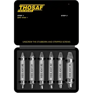 Damaged Screw Extractor Set – Easy Removal Tool for Stripped & Broken Screws
