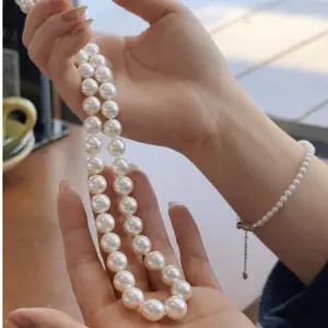 A 9-11mm | The Herald Light | Full Strand Necklace | In stock｜Ships in 24h
