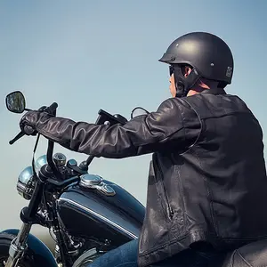 Winx Skull Cap Helmet DOT Approved Half Helmet with 709 S ABS Shell EPS Buffer Layer Lycra Lining Quick Release Buckle Sleek Design Youth Safety Helmet