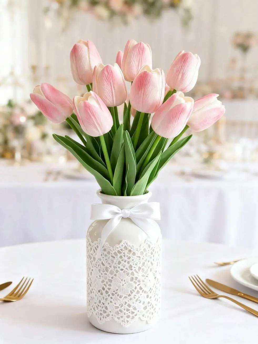 Artificial White Calla Lily 34cm | Faux Silk Calla Lily Stems | Wedding Party Table Arrangement | Home Hotel Decor | Mother's Day Gift