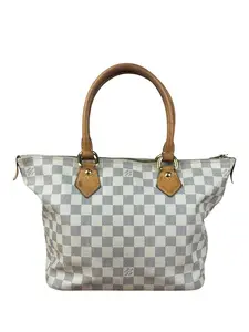 Pre-owned Louis Vuitton - Shoulder Bags Damier Azur Saleya MM Handbag