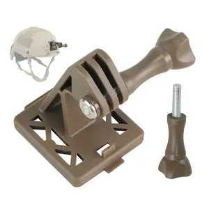 Helmet Base Adapter Holder ABS For FAST/MICH/NVG Helmet GOpro Action Camera Mount Fixed Install Airsoft Helmet Accessories