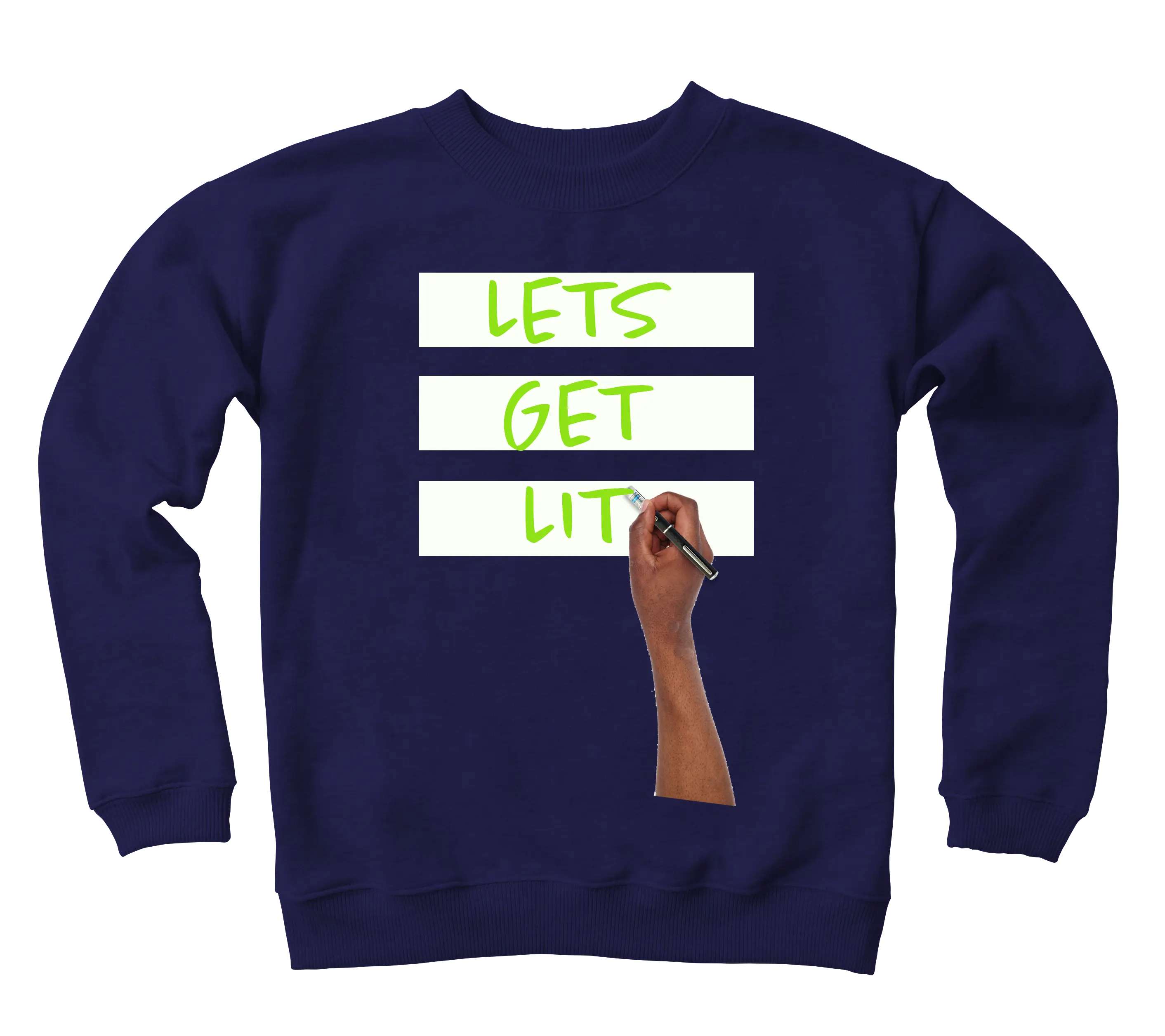 "Glow Gear™️" (Stripes) Unisex Long Sleeve Sweater