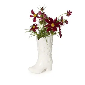 Western Cowboy Boot Vase
