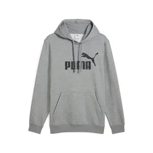 PUMA Mens Essentials No. 1 Logo Hoodie Casual Outerwear Casual - Grey