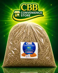 Bulgur Wheat 6 lb - Blé Hatian Whole Grain Fiber Meal, Yon mamit BLE