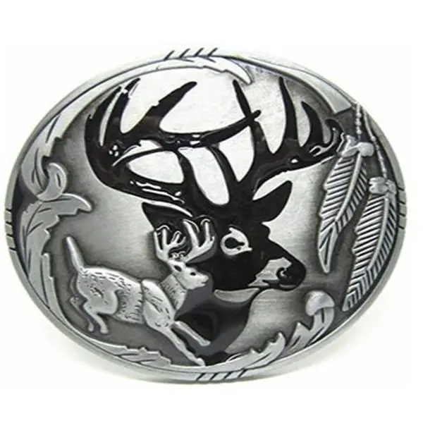 Blow hunting belt buckle