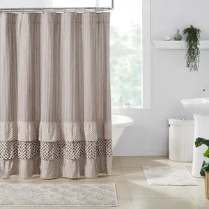 Fleurette Ruffled Shower Curtain